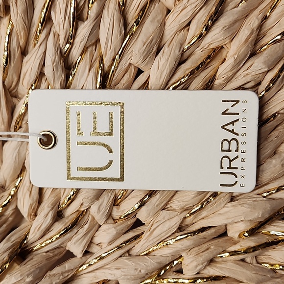 Urban Expressions Straw Tote Bag - Picture 7 of 7